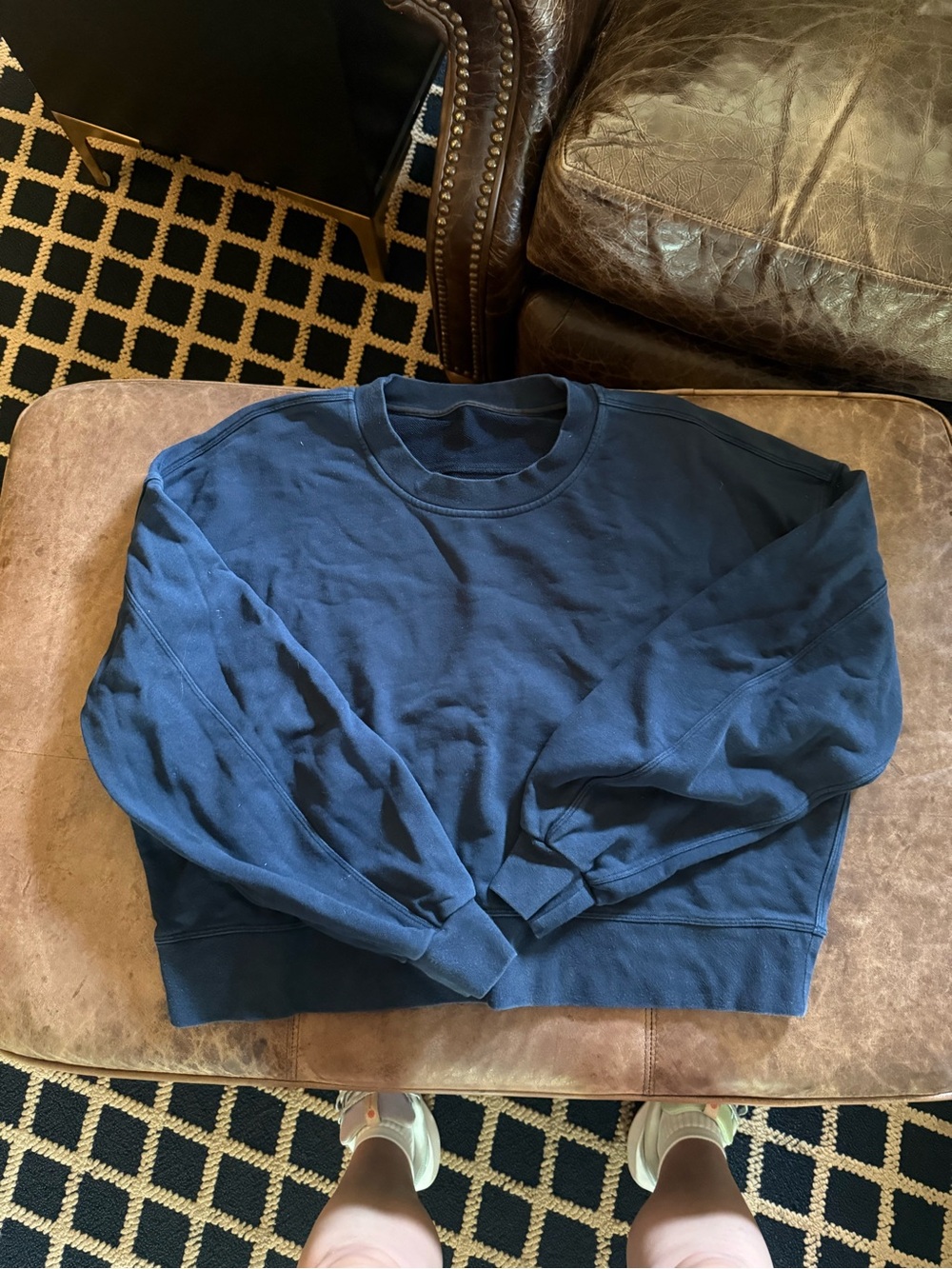 lululemon athletica Navy Crewneck Sweatshirt